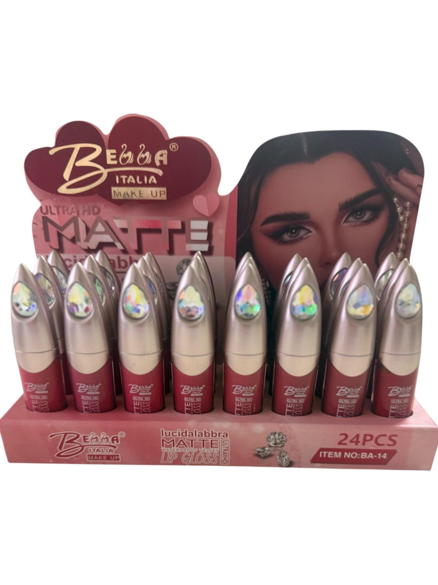 Box 24 tinte labbra Bella Italia 8 tonalità