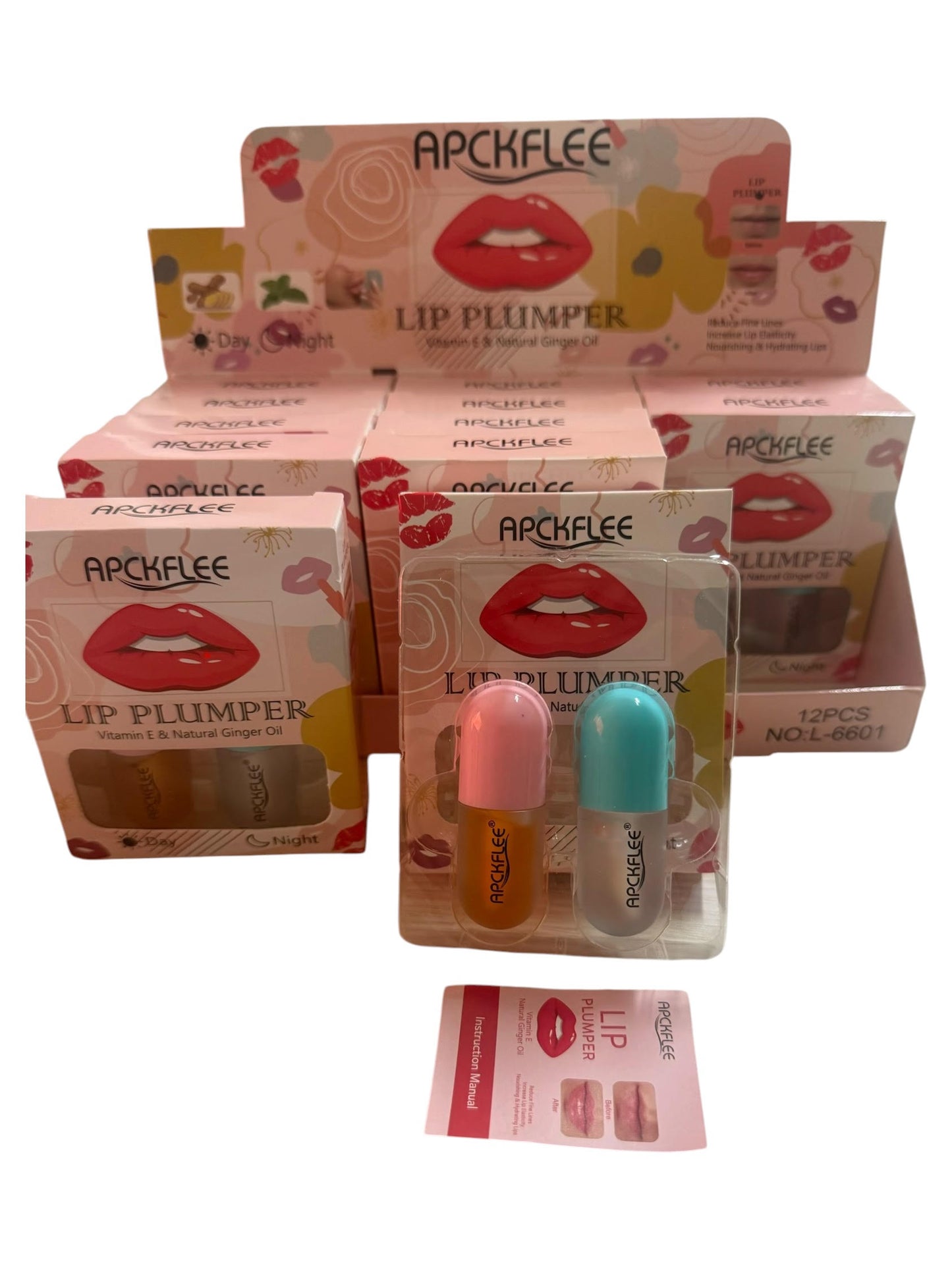 Box 12 set lip gonfia labbra giorno e notte