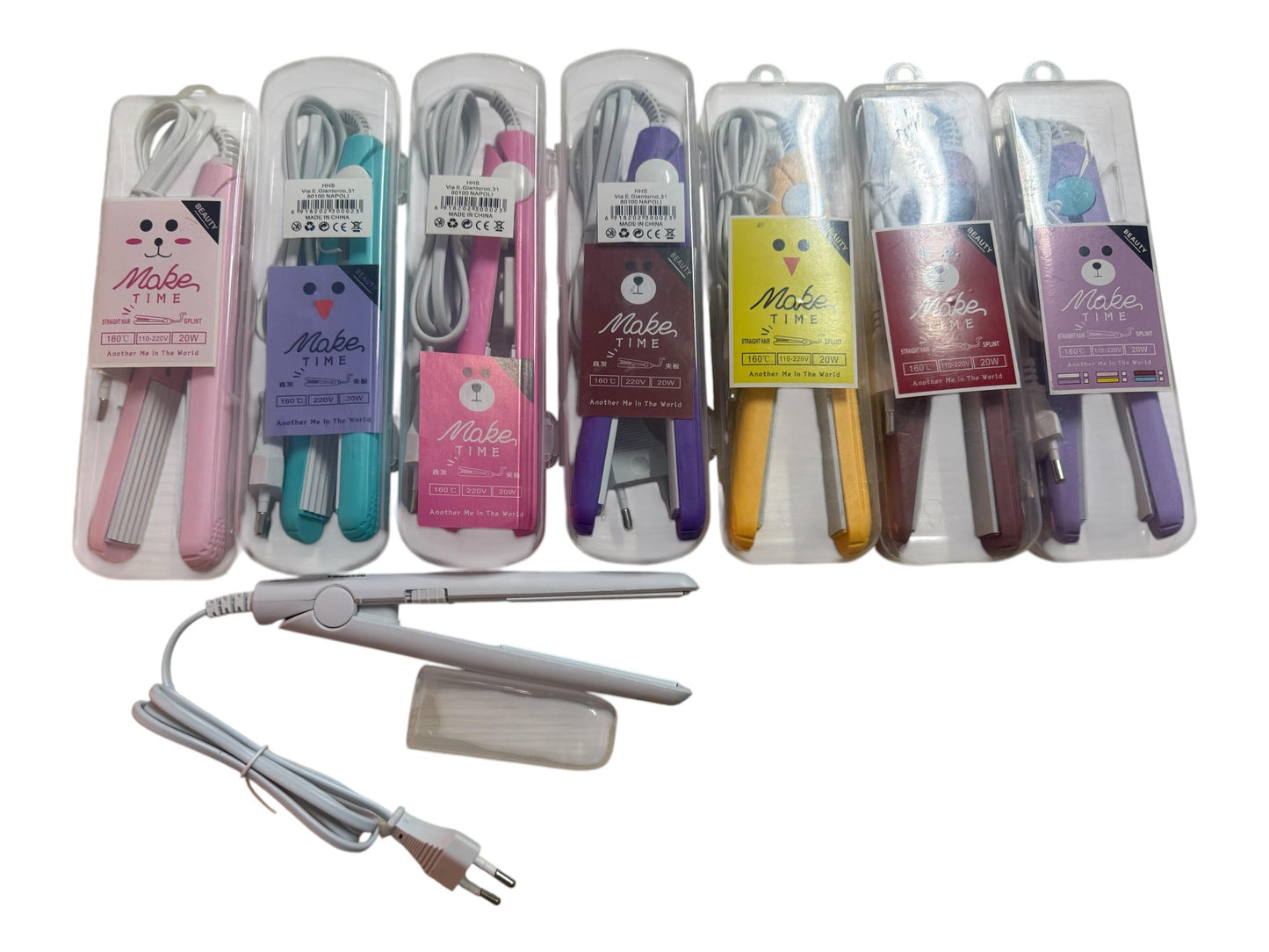 10 pezzi piastre capelli liscio e frisee