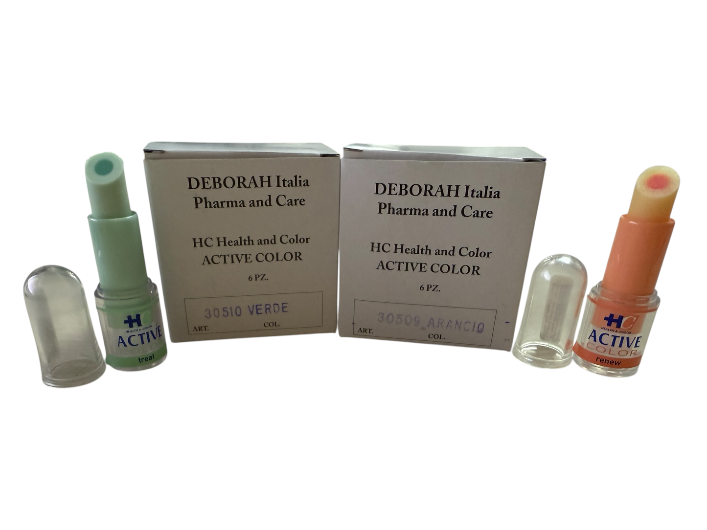 Set 48 pezzi balsamo labbra DEBORAH 2 fragranze