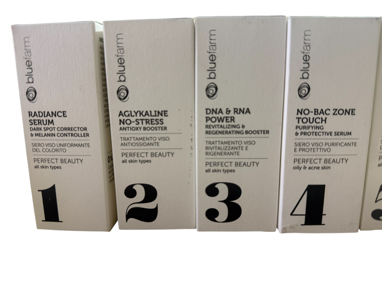 10 pezzi siero viso BLUEFARM DESCRIZIONE NELLE FOTO