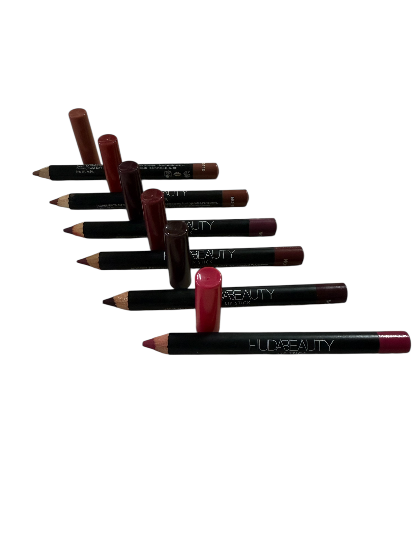 12 pezzi matitone labbra HUDA BEAUTY 6 tonalità