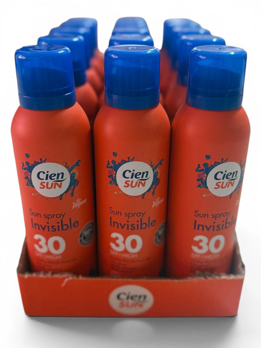 Cartone 15 pezzi protezione 30 spray CIEN effetto invisibile rinfrescante