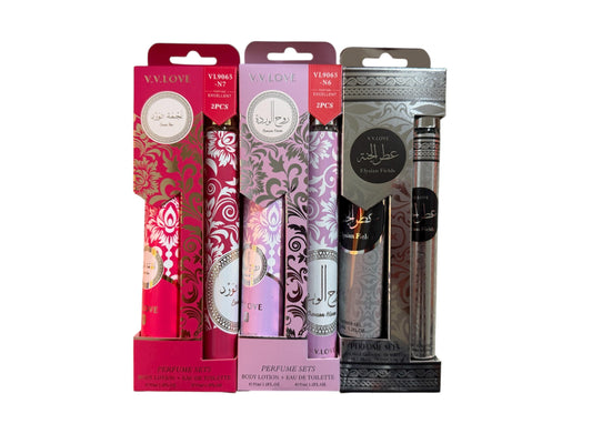 10 set arabo crema corpo e profumo 35 ML 10 fragranze