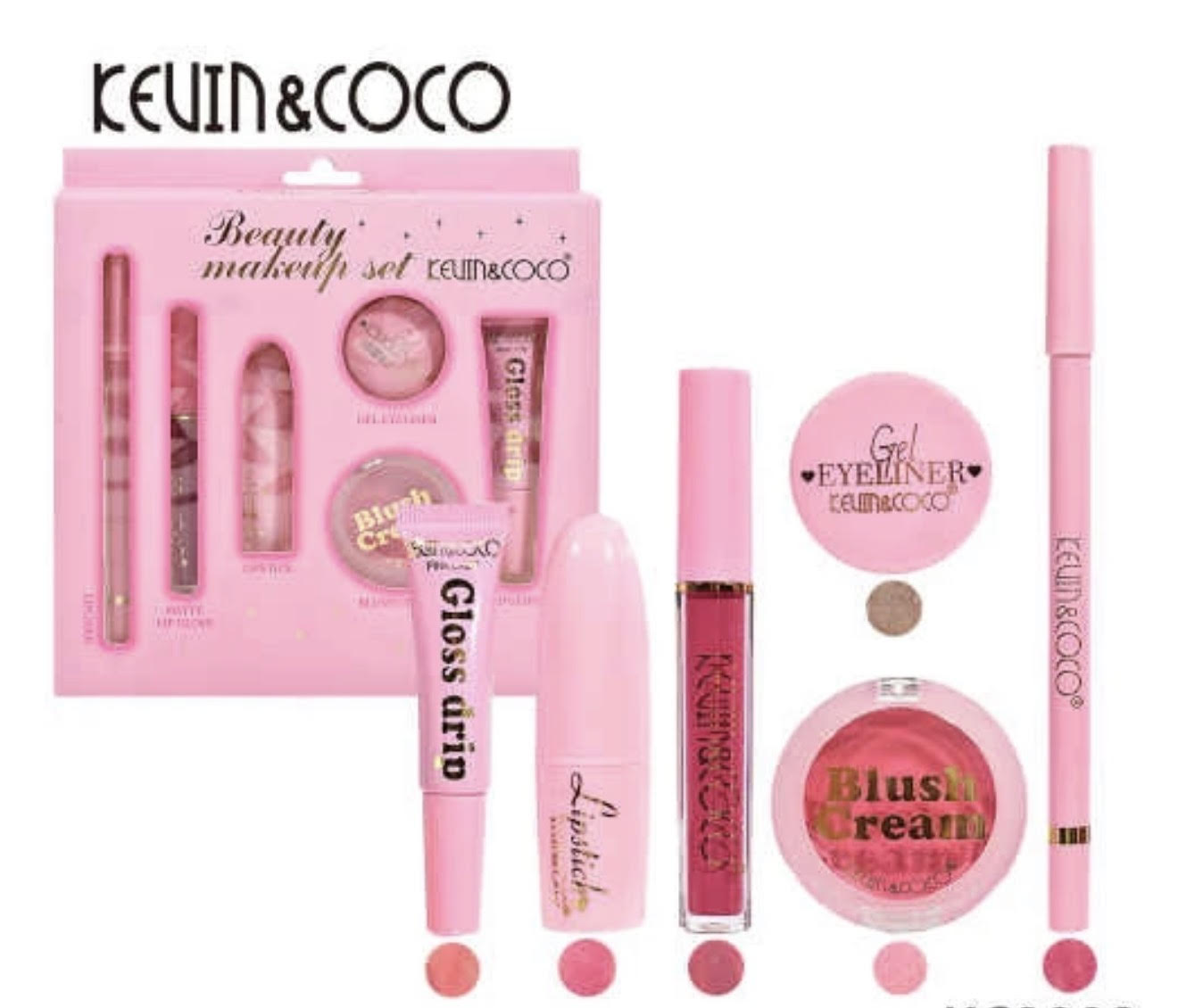 4 CONFEZIONI REGALO kevin&Coco 6 pezzi all'interno