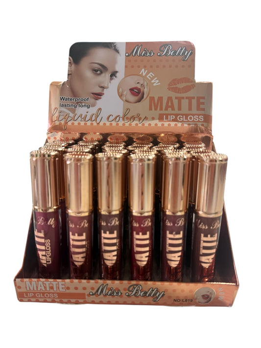 Box 24 tinte labbra matte 6 tonalità