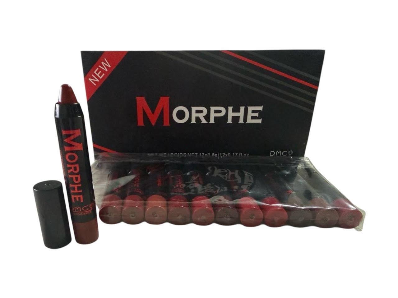 Box 12 matitoni MORPHE retraibili 12 tonalità waterproof