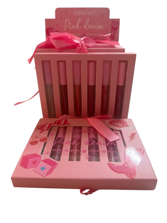 4 box Pink Kevin&Coco 6 lip matte 6 tonalità
