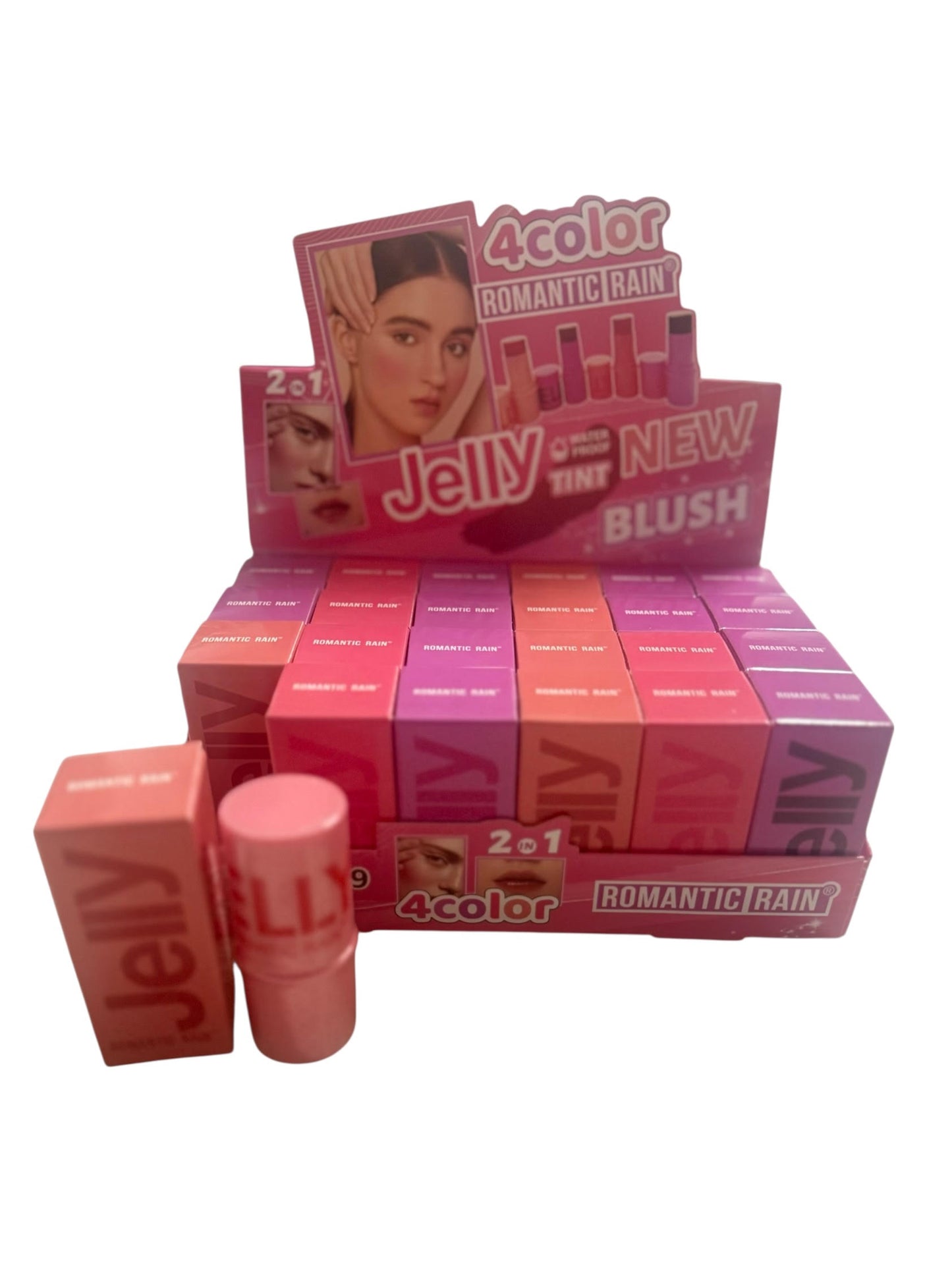 box 24 blush e tinte labbra 2 in 1 6 tonalità