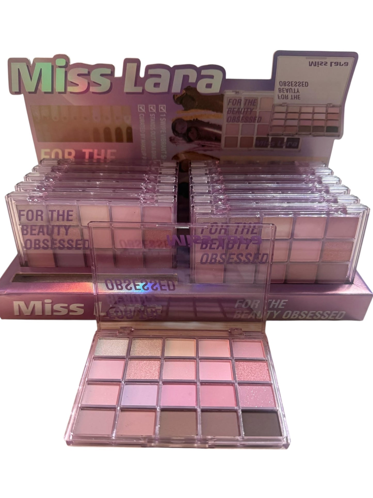 Box 12 palette ombretto grandi 20 tonalità