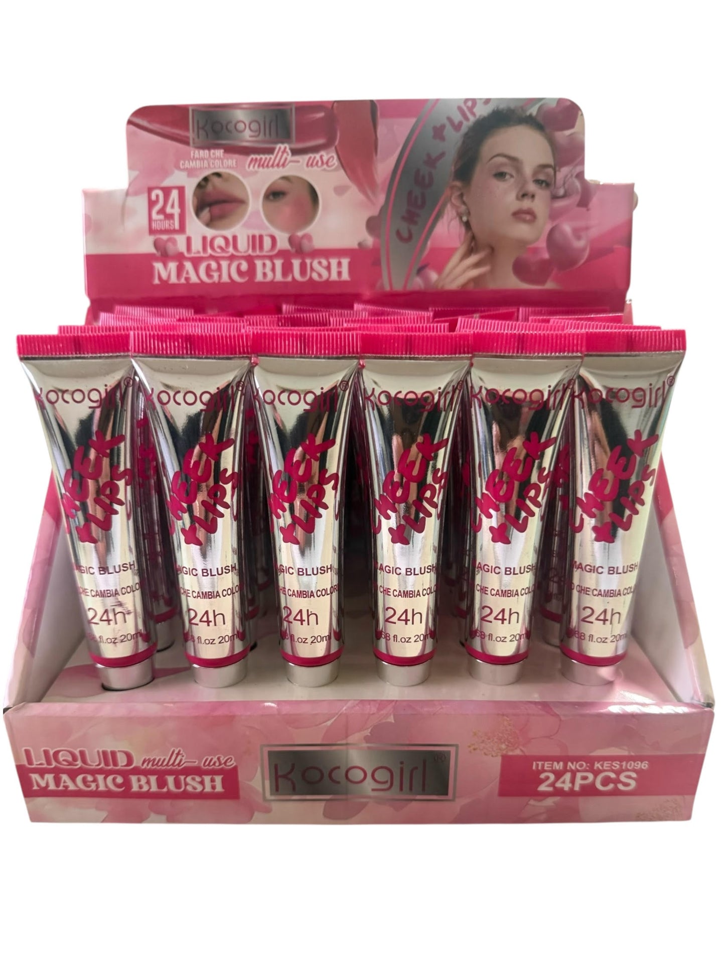 Box 24 Blush Magic cambia colore in base al PH della pelle