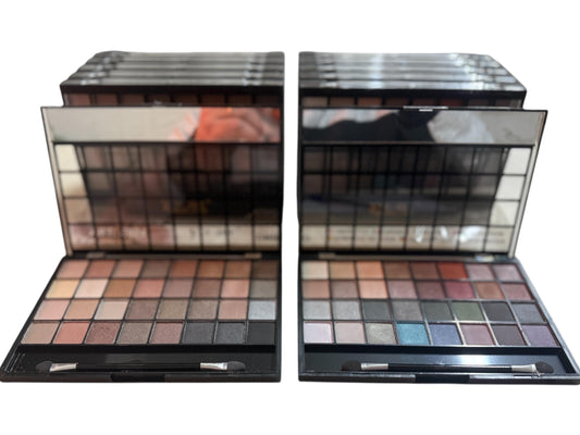 Box 12 palette grandi ombretto 35 colori 2 tonalità di palette