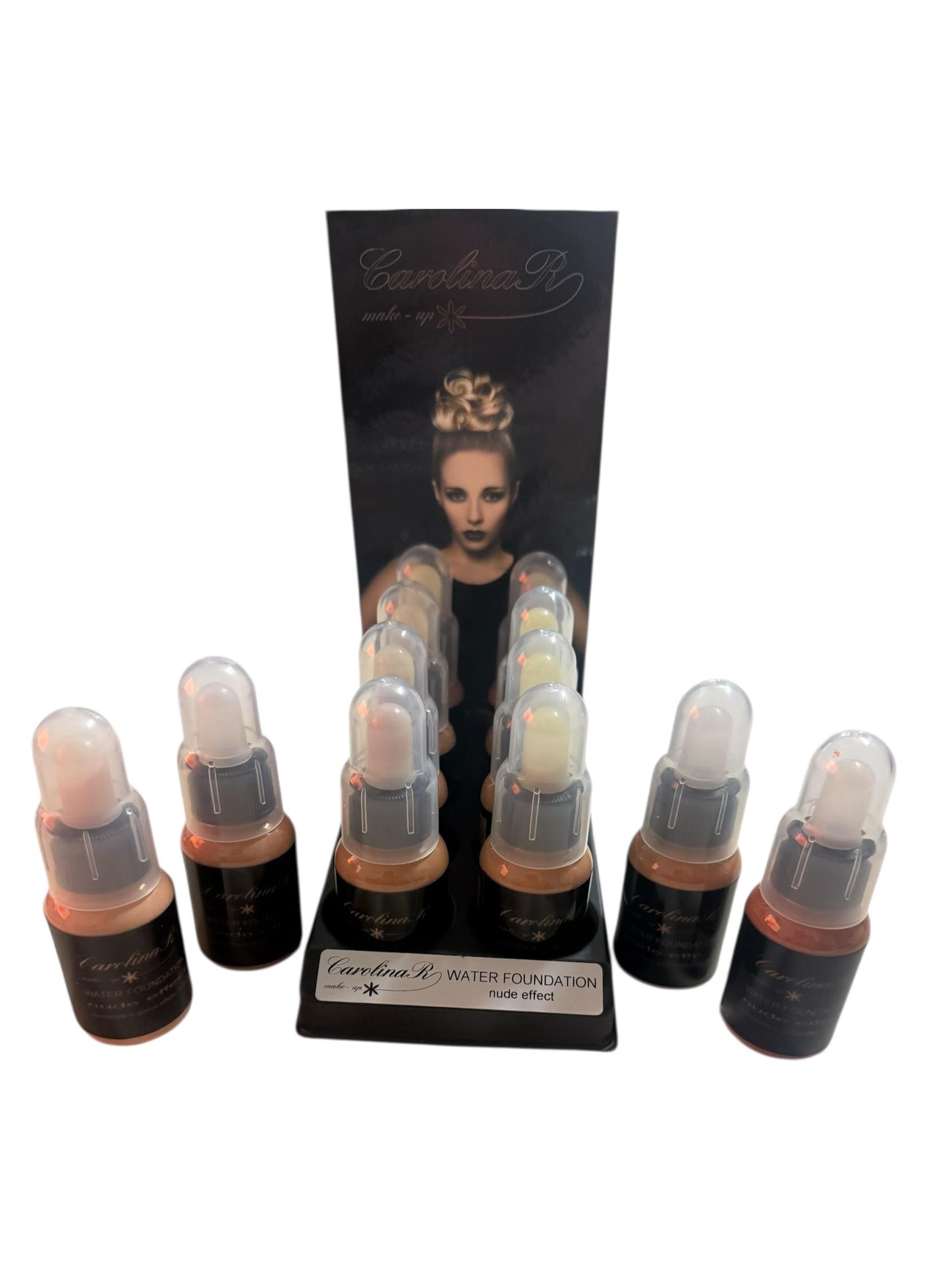Box 8 fondotinta CAROLINA 4 tonalità