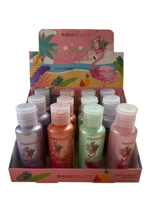 Box 12 Illuminante corpo e viso 4 tonalità