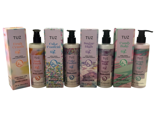 Cartone 12 pezzi maschera capelli ricci TUZ 4 fragranze